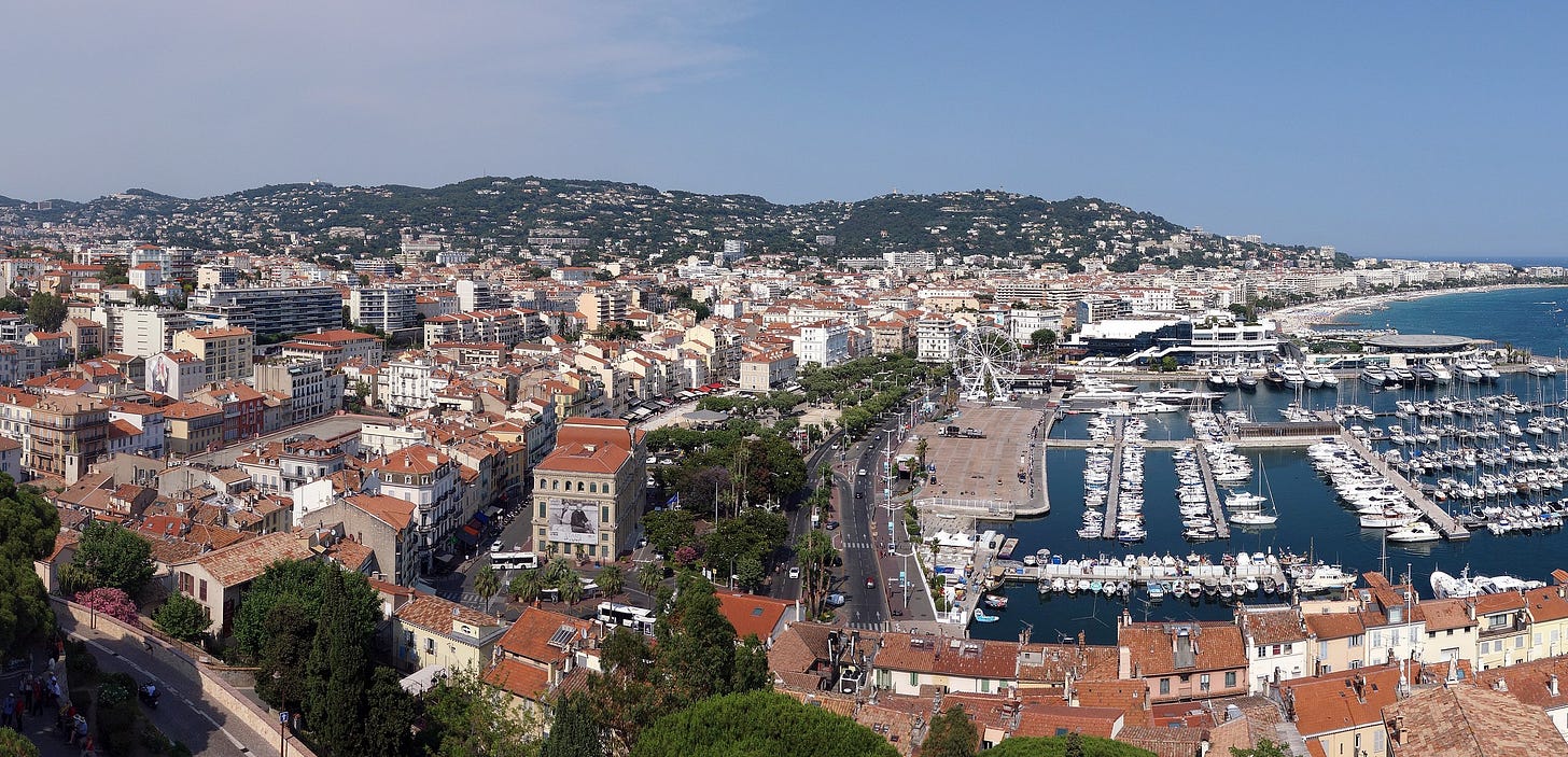 A view of Cannes