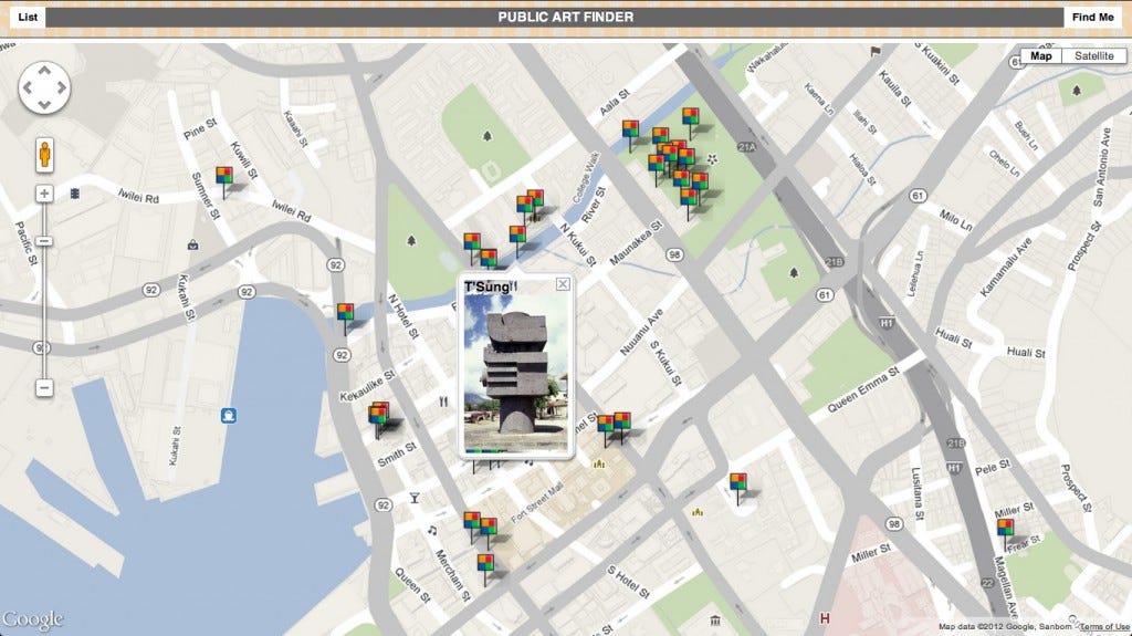Honolulu City App: Public Art Finder