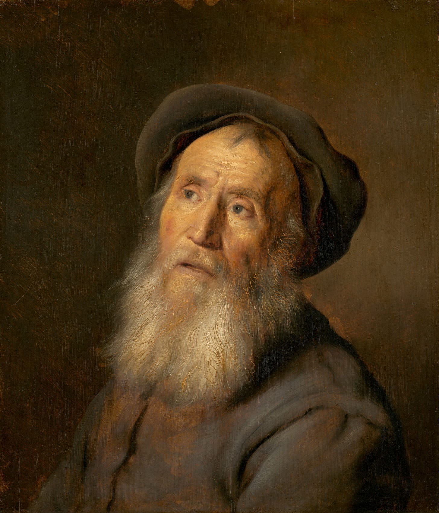 Bearded Man with a Beret, c. 1630 by Jan Lievens