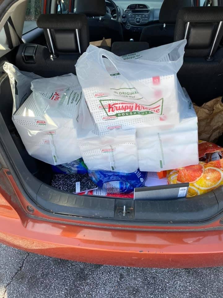 A car load of donuts