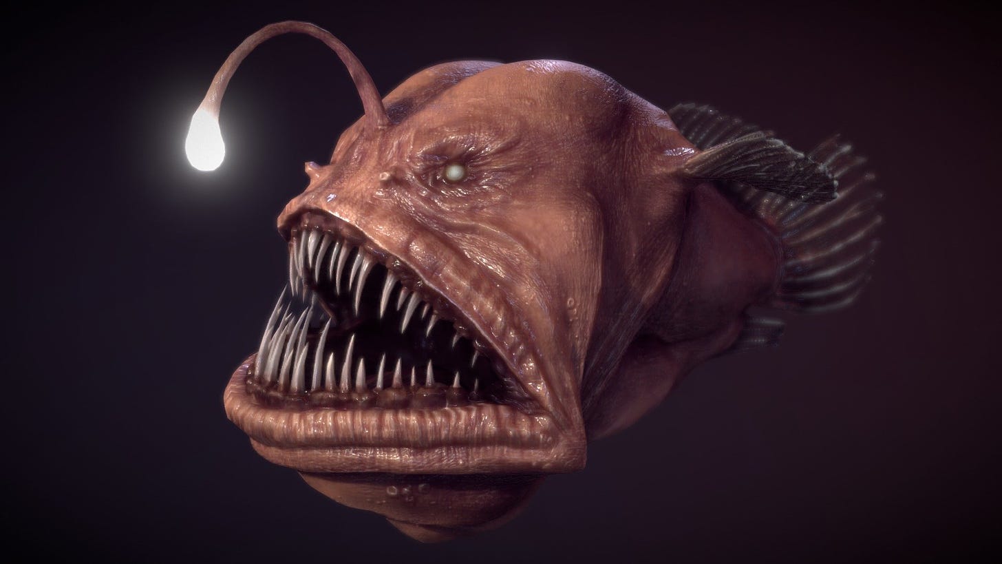 Angler Fish - 3D model by Thomas Veyrat (@veyratom) [aaafd31 ...