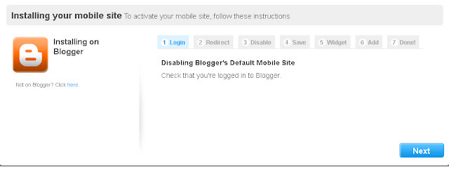 Cài đặt Mobile Template cho blog của bạn bằng Toolbar Wibiya