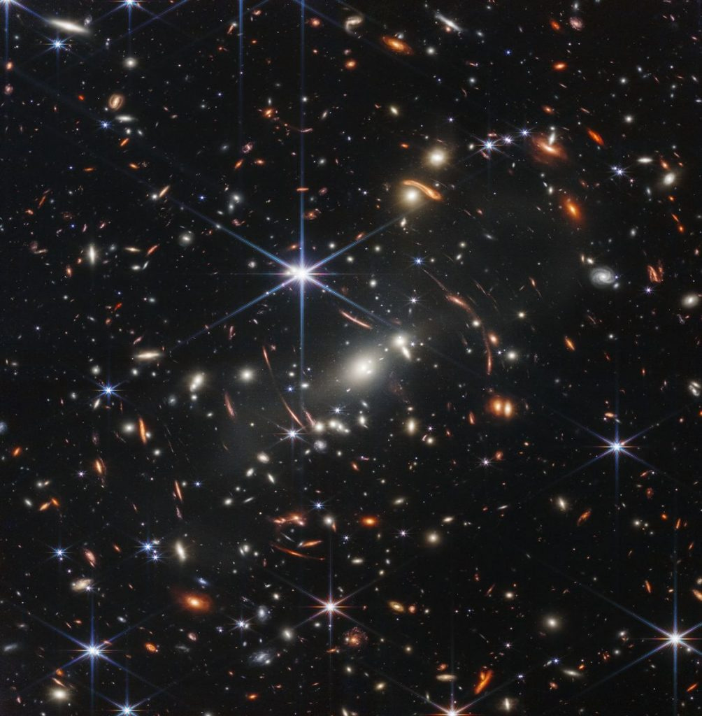Webb's First Deep Field Unveiled (NIRCam Image) Photo Credits: NASA 