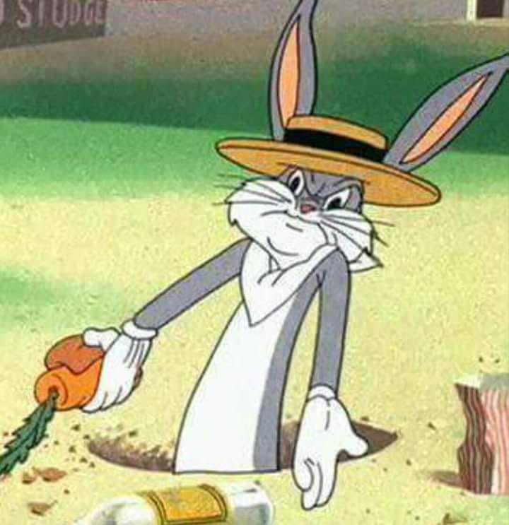 High Quality Bugs Bunny  Blank Meme Template