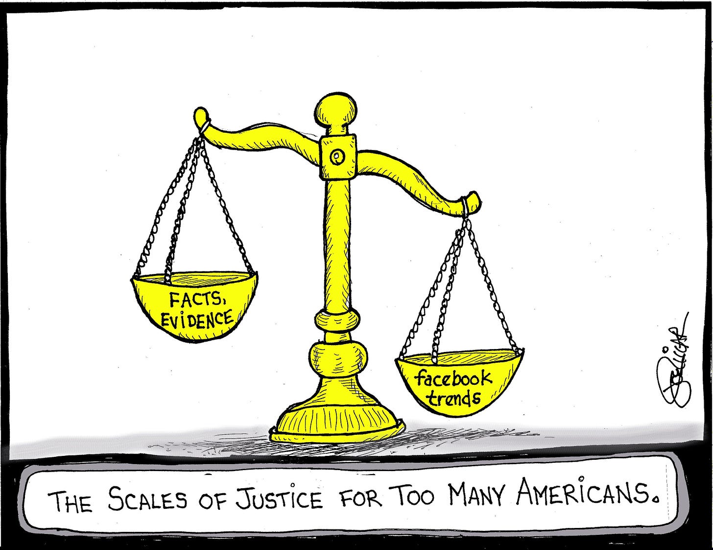 Liccar cartoon: Scales of justice - Opinion - Panama City ...