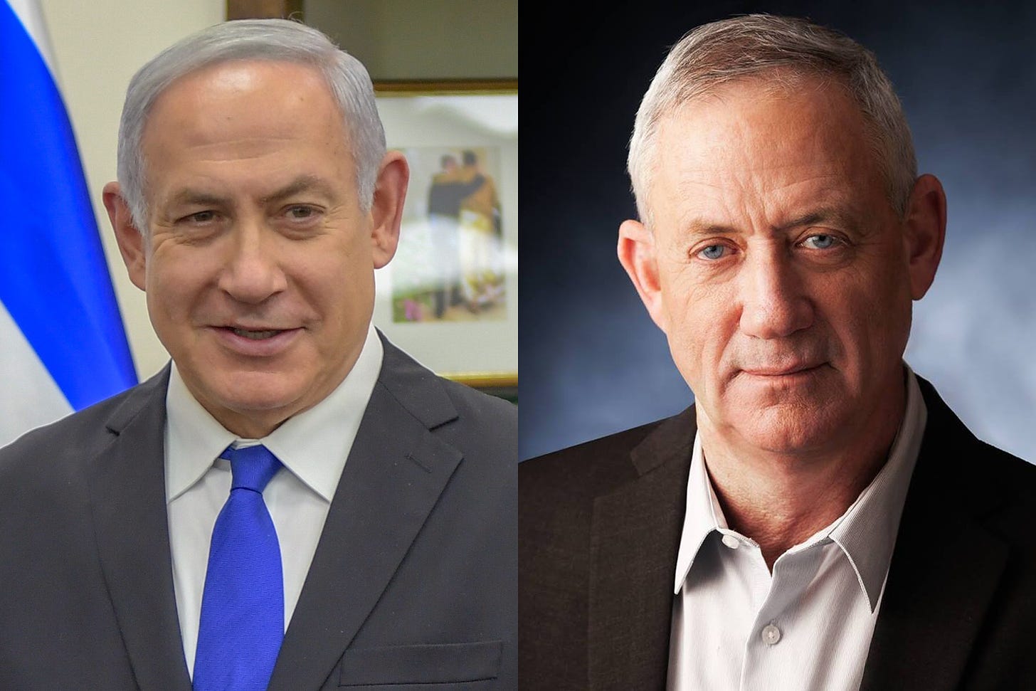 File:Benjamin Netanyahu and Benny Gantz montage.jpg - Wikimedia Commons