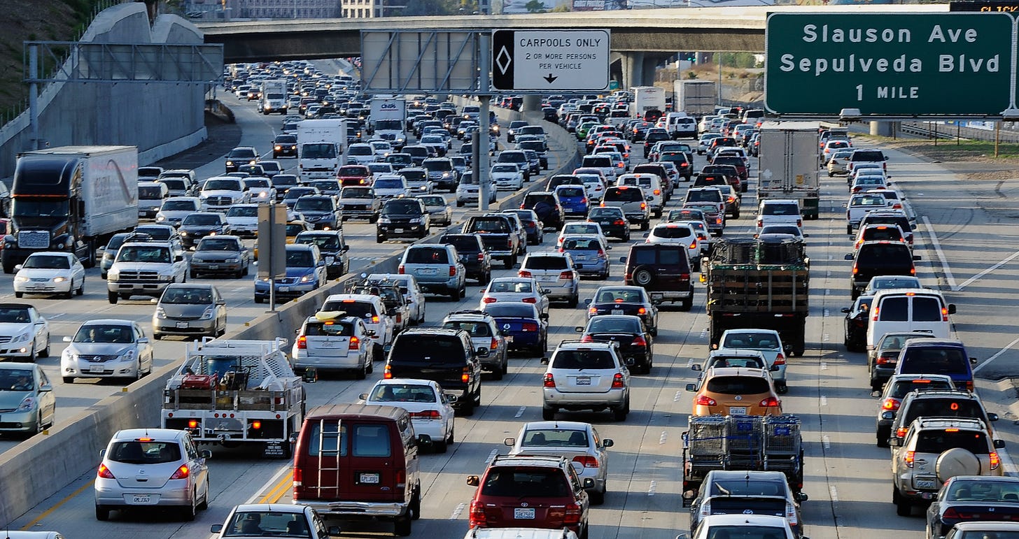 L.A. Commuters Spend an Average of 119 Hours a Year Stuck in Traffic, Most  in U.S., Study Finds | KTLA