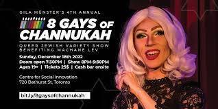 Gila Münster's 4th Annual 8 Gays of Channukah queer Jewish variety show |  Kultura Collective