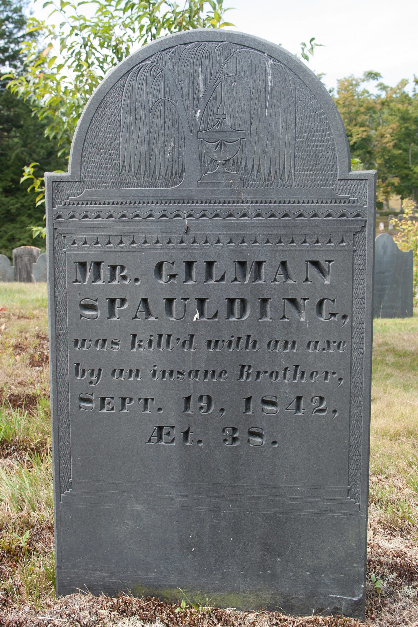 Gravestone of Gilman Spaulding