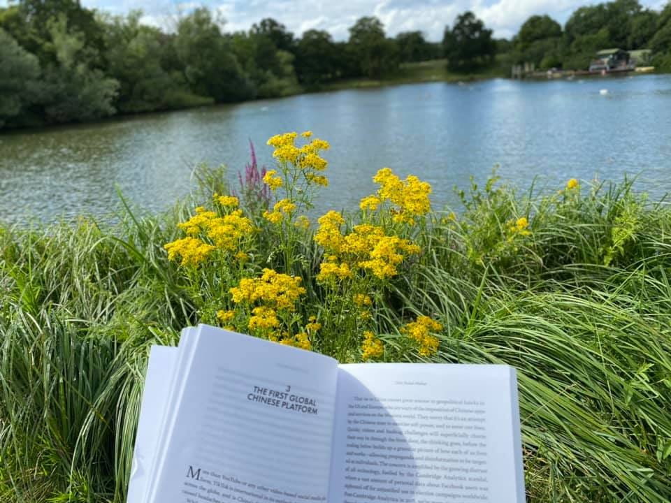 May be an image of book and nature