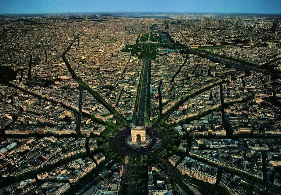 Paris, France | Aerial photo, Famous places, Birds eye