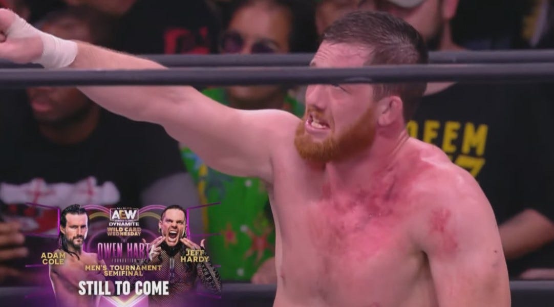 Kyle O'Reilly avanza en el Owen Hart Tournament masculino en AEW Dynamite |  Solowrestling