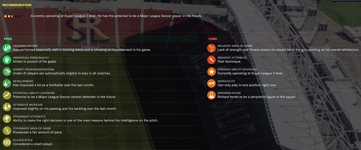Football Manager 2021 Richard