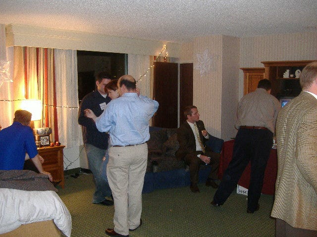 The Maryland YR suite hosted a party well into the night.