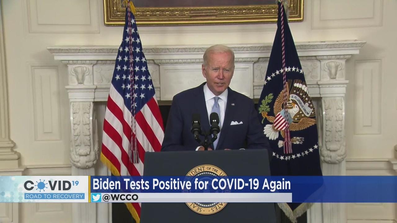President Biden tests positive for COVID-19 again - CBS Minnesota