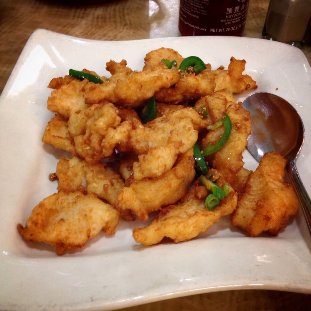 Photo of Yuan Ten Restaurant - Houston, TX, United States. Batter Fried Fish.  YUM!