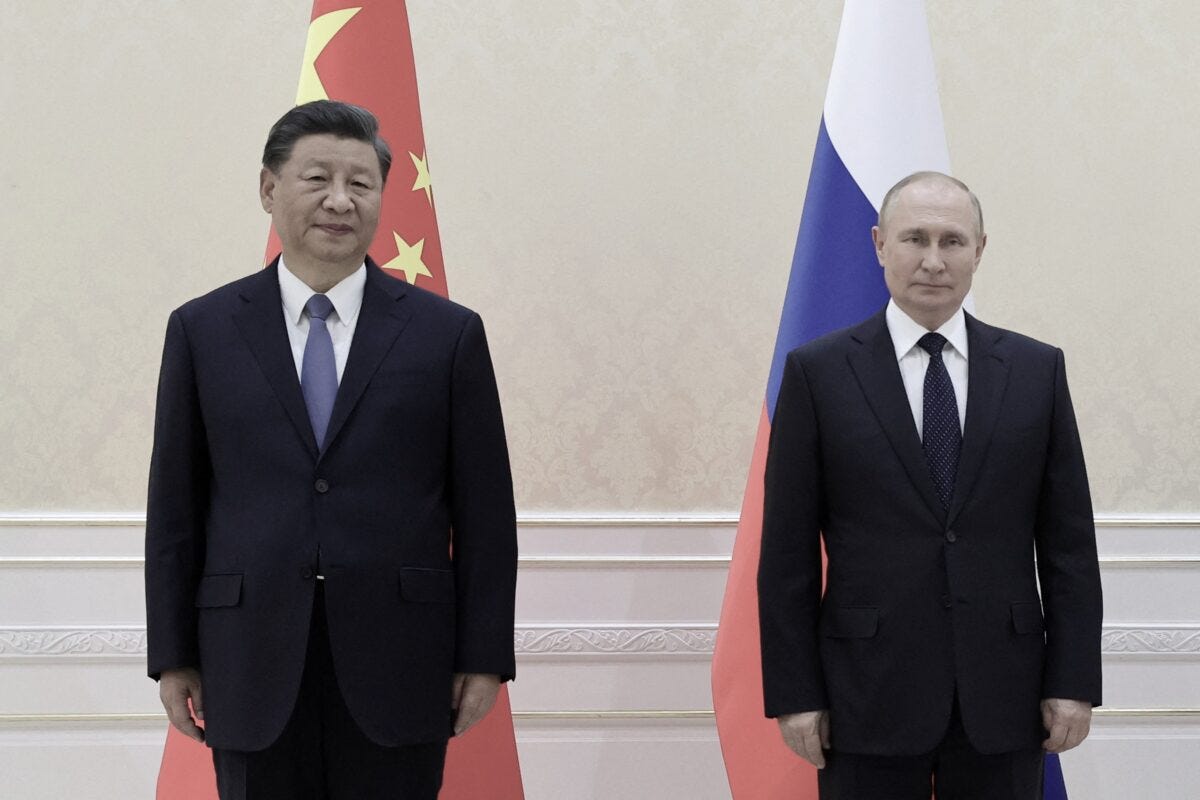Xi Jinping and Putin Xi Jinping and Putin