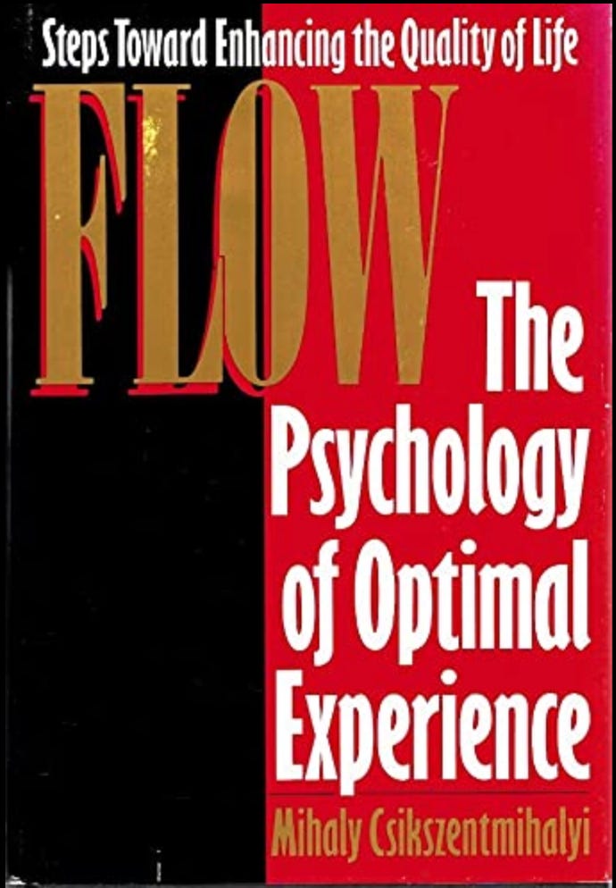 Flow: The Psychology of Optimal Experience, book cover