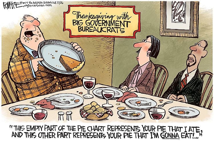 Thanksgiving Cartoon Reveals Just How Out of Control The ...