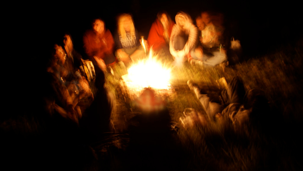 "Camp Fire" by charlesdyer is licensed under CC BY-SA 2.0 