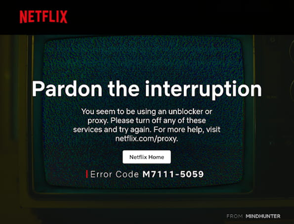 Netflix VPN Not Working? (Bypass M7111-1331-5059 Error Code)