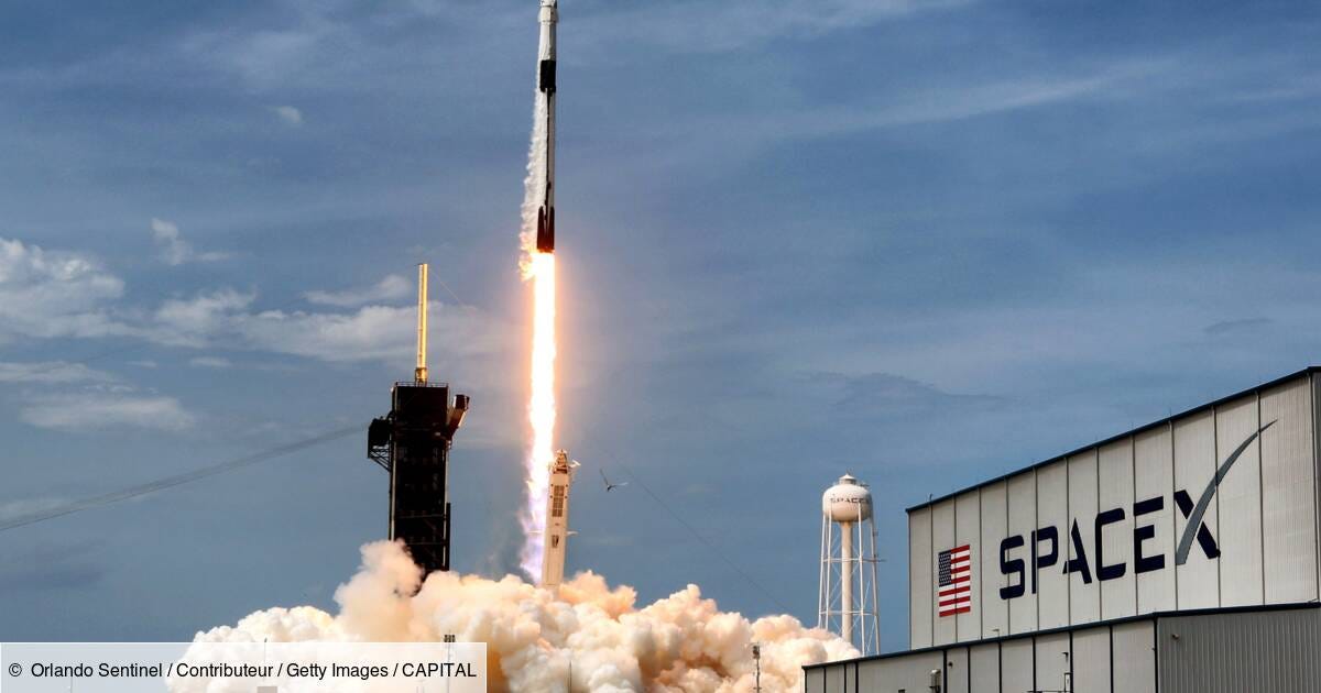 Décollage réussi pour la fusée SpaceX, Elon Musk remporte son pari -  Capital.fr