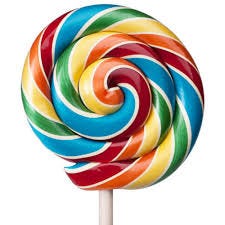 Giant 10-Ounce Rainbow Swirl Lollipop in Gift Box | Candy Warehouse