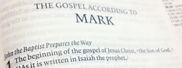 The Gospel According to Mark sermon graphic
