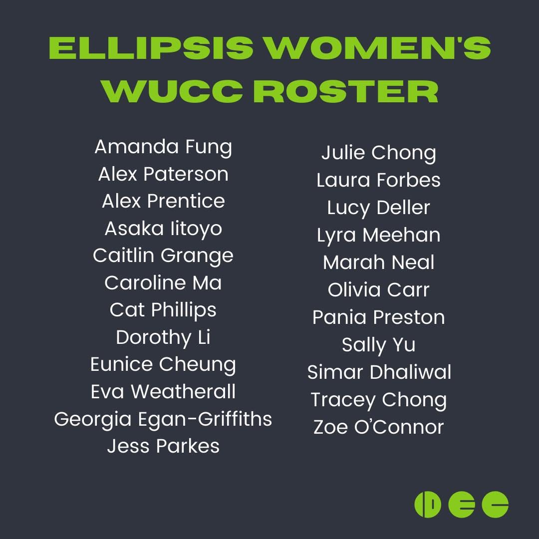Ellipsis Women WUCC Roster list on InsideOut Ultimate