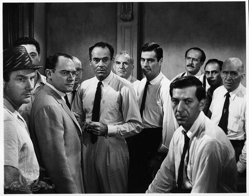 A still from "12 Angry Men"