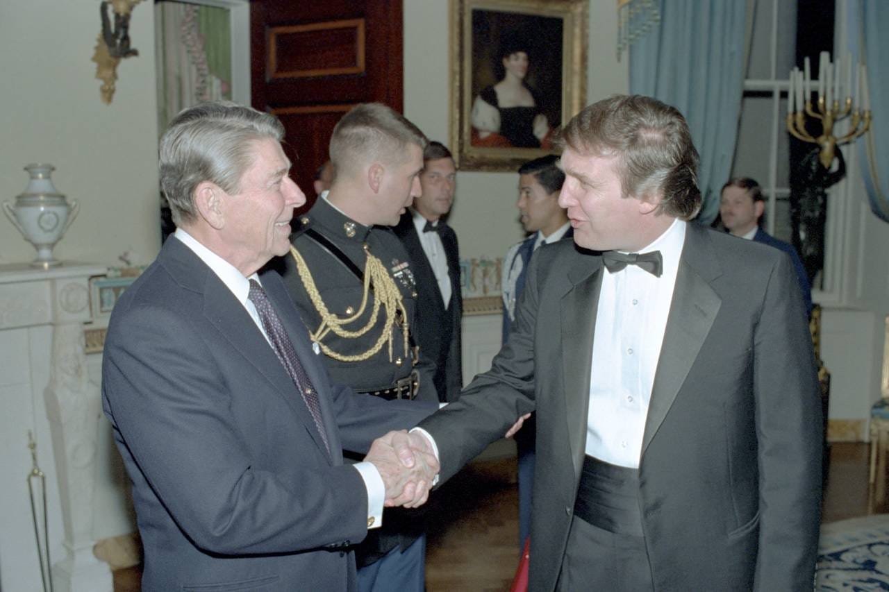 Records Show Scant Reagan-Trump Ties - WSJ