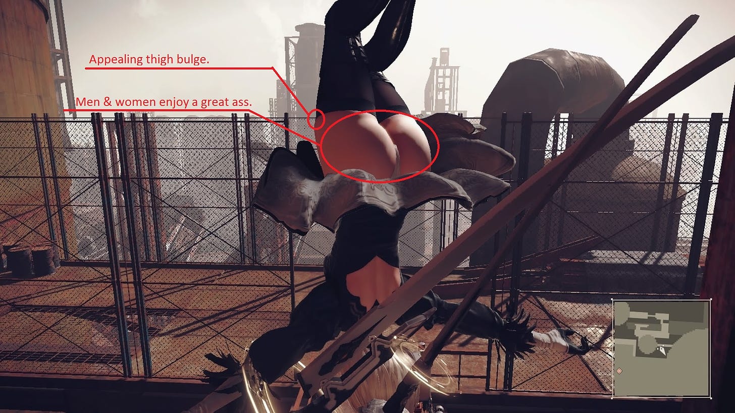 Image result for nier automata butt