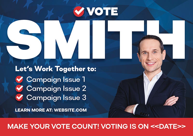 8 Brilliant Politician Direct Mail Postcard Examples for Political  Candidates