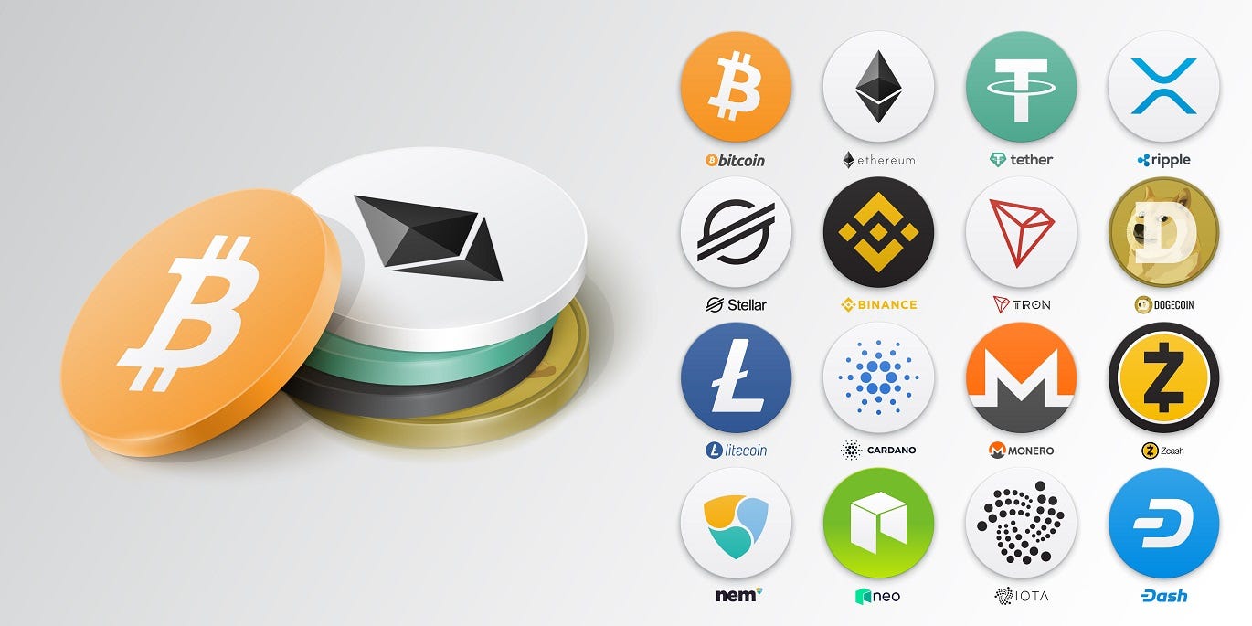 image of cryptocurrencies