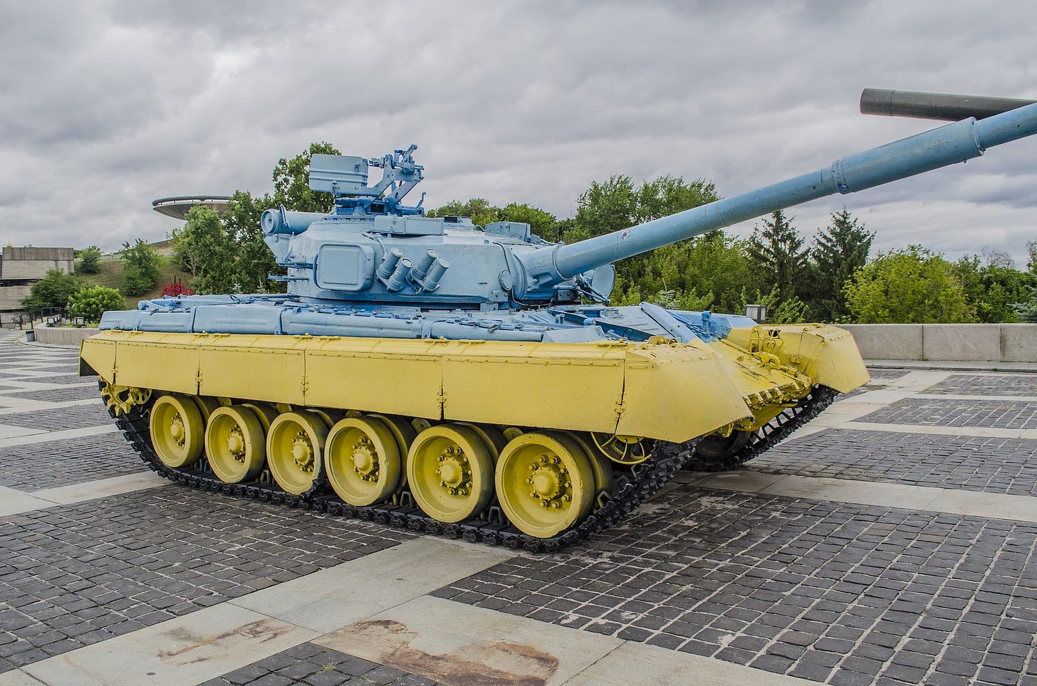 Army tank in Kiev, Ukraine