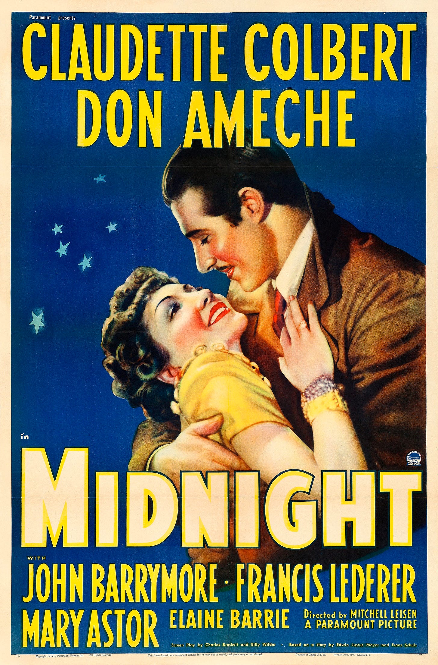 Midnight (1939 film) - Wikipedia