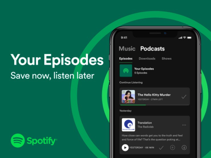 Spotify your episodes image 2