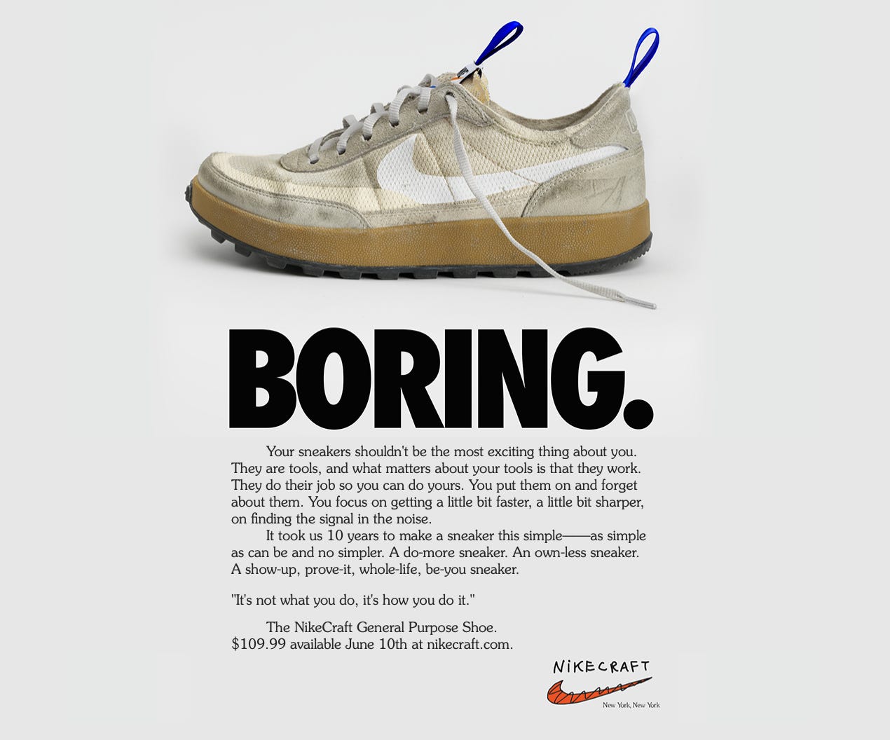 Excelente diluido Miserable Special Edition: On Nike's New Boring-Campaign