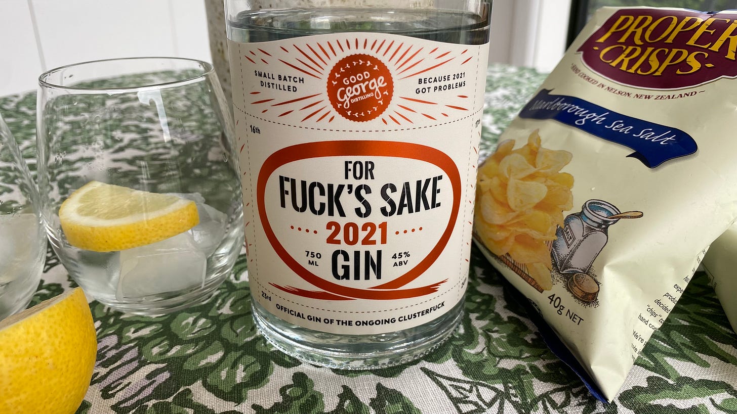 "For Fuck's Sake 2021 gin"