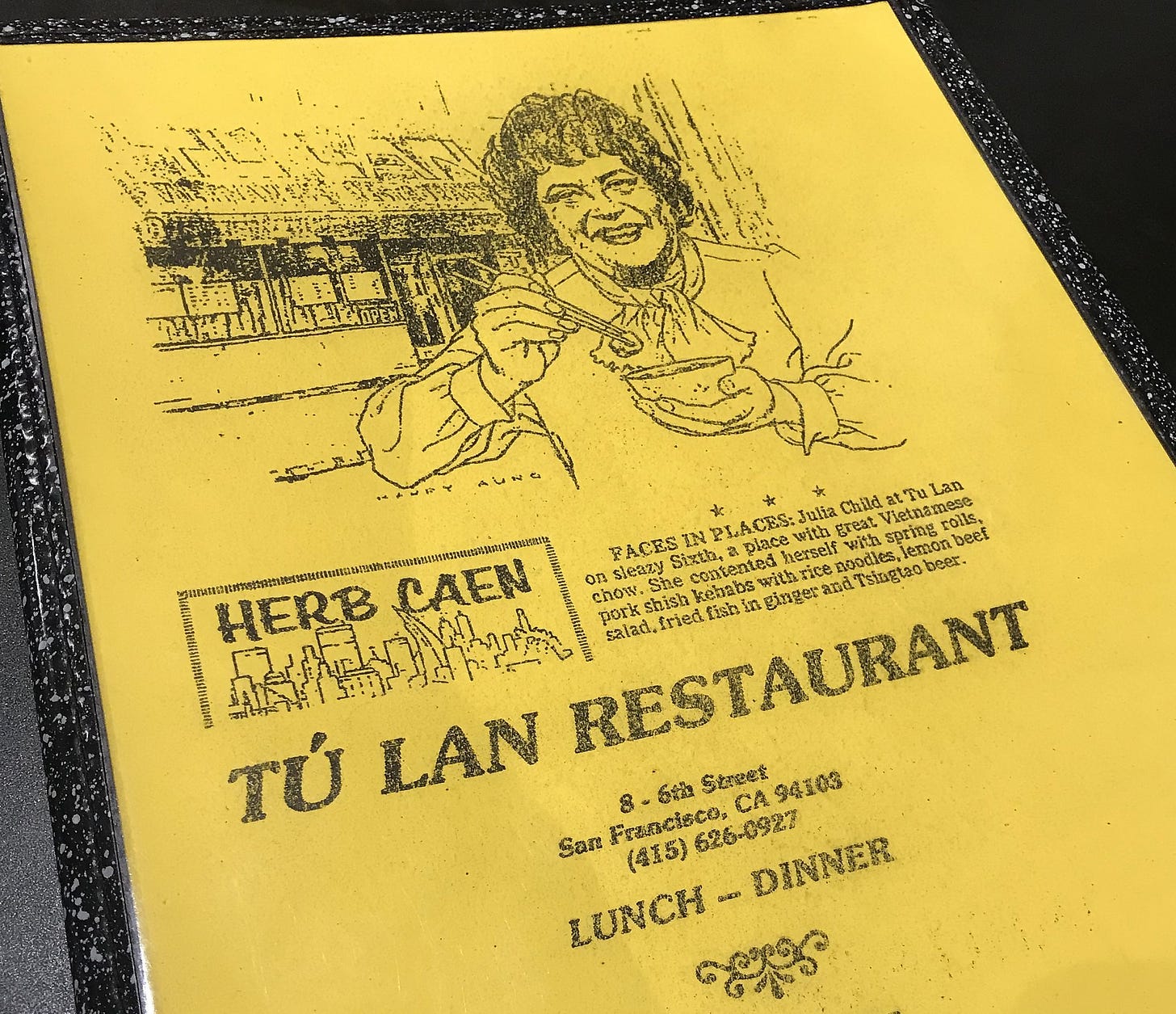 Did Julia Child really dine at Tu Lan? A legend rediscovered