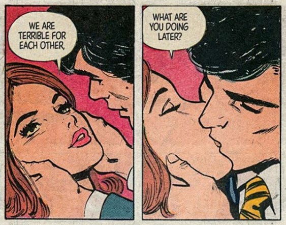 15 Painfully Relatable, Vintage-Style Comics About Modern Day Romance