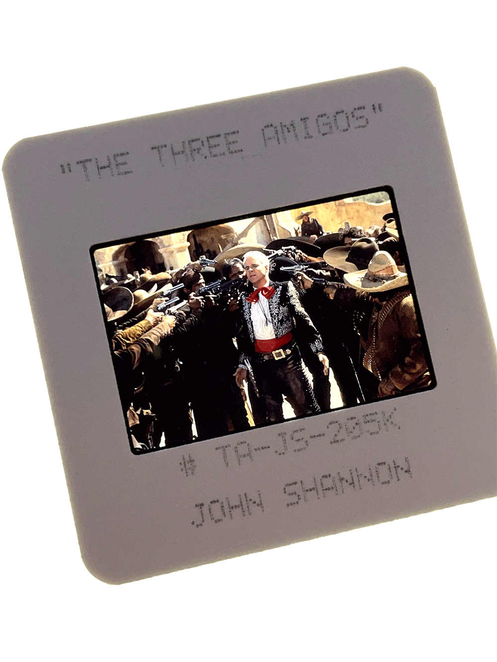 Steve Martin in THE THREE AMIGOS, slide photo by John Shannon.