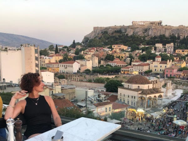 Here’s loyal reader and VIP member Abby, contemplating the joys of life, as she gazes out at the Acropolis in Athens. You too can enjoy the perks of being a member of The Highlighter. hltr.co/membership