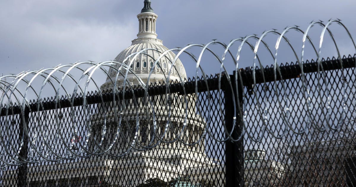 Fencing and security to be reduced at Capitol - CBS News
