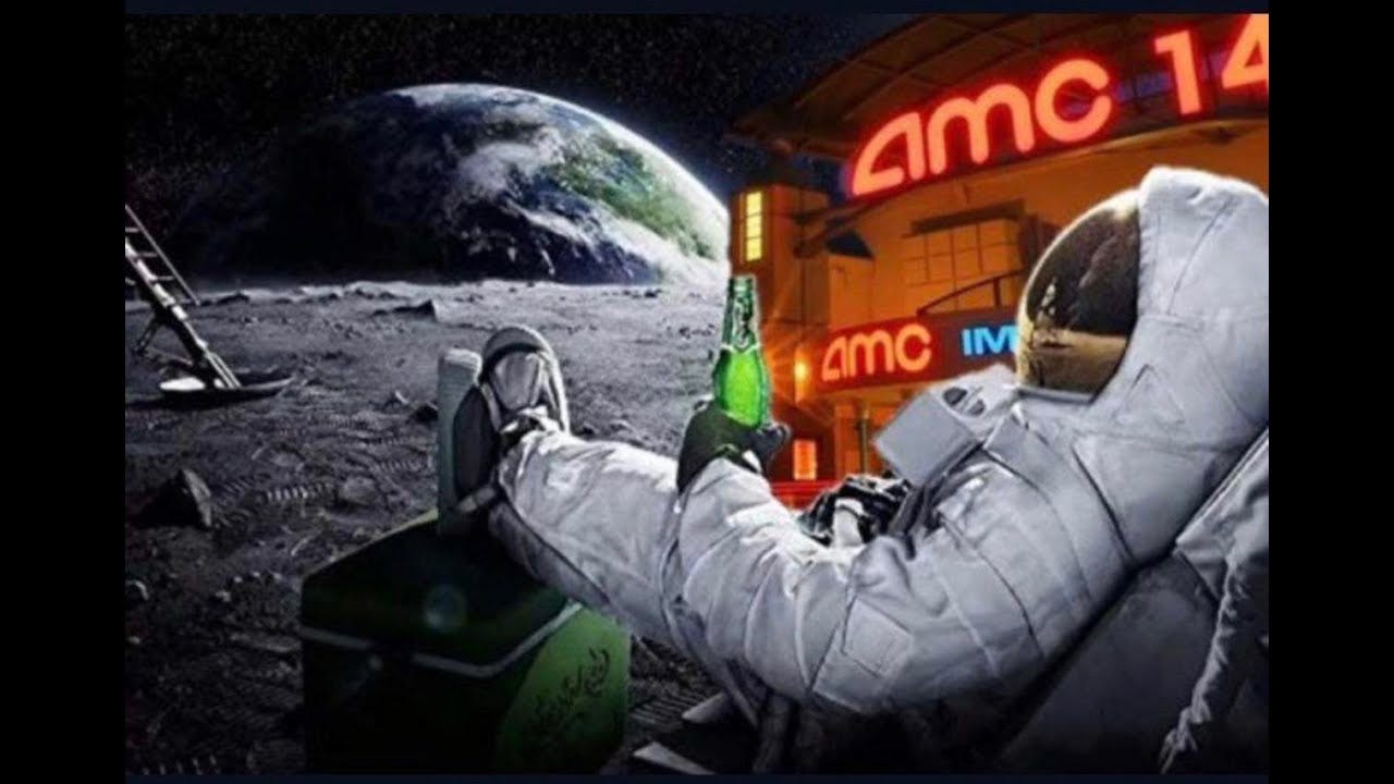 AMC TO THE MOON AIRPLANE FLYING IN THE SKY - YouTube