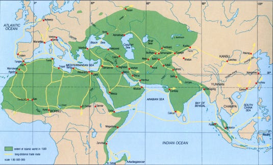 Map - Trade Routes 1500
