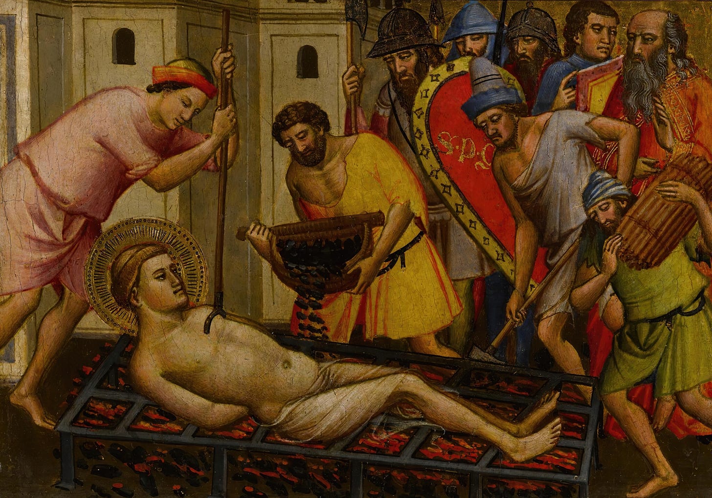 The Martyrdom of Saint Lawrence by Niccolò di Pietro Gerini (Italian, ca 1340-1414)