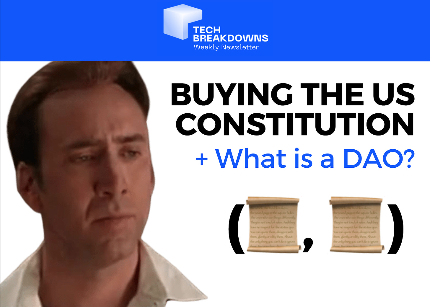 Buying the US Constitution using ConstitutionDAO