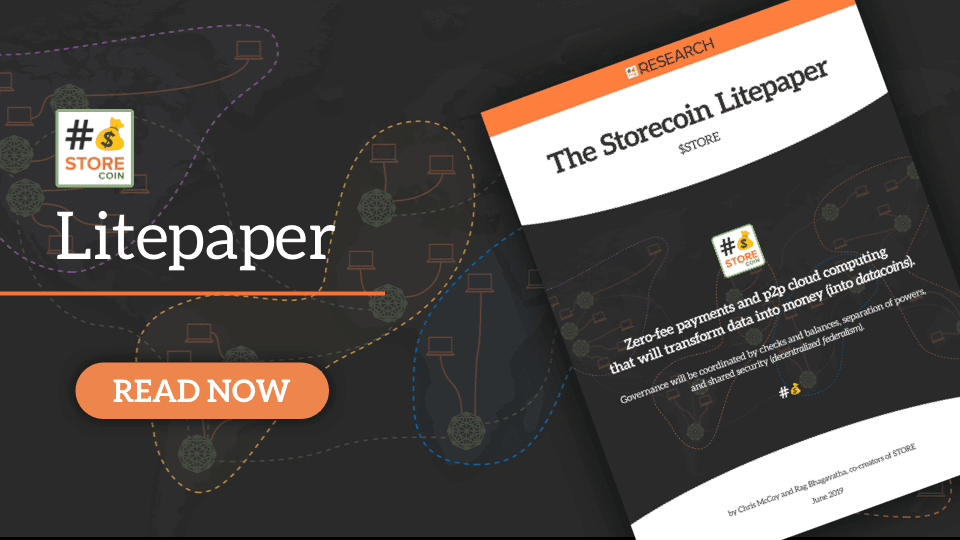 The Storecoin Litepaper