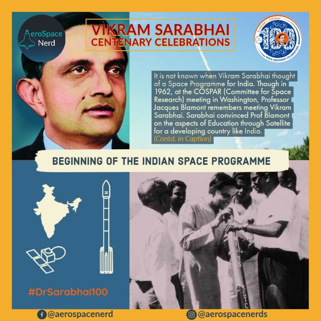Vikram Sarabhai Centenary Celebrations: Beginning of the Indian Space Programme